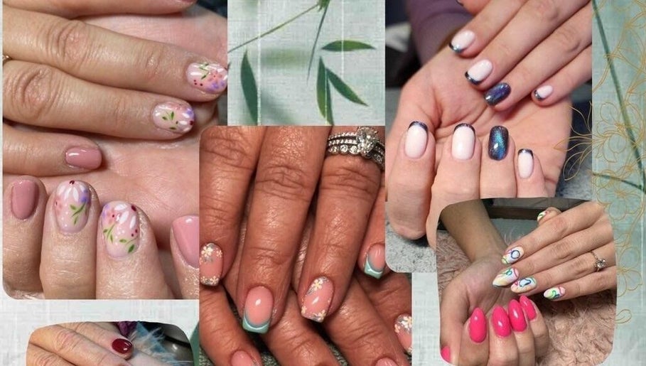 Creative nail designs at Bloom & Thrive Beauty in Parys, Free State, ZA. Showcases floral and colorful styles.