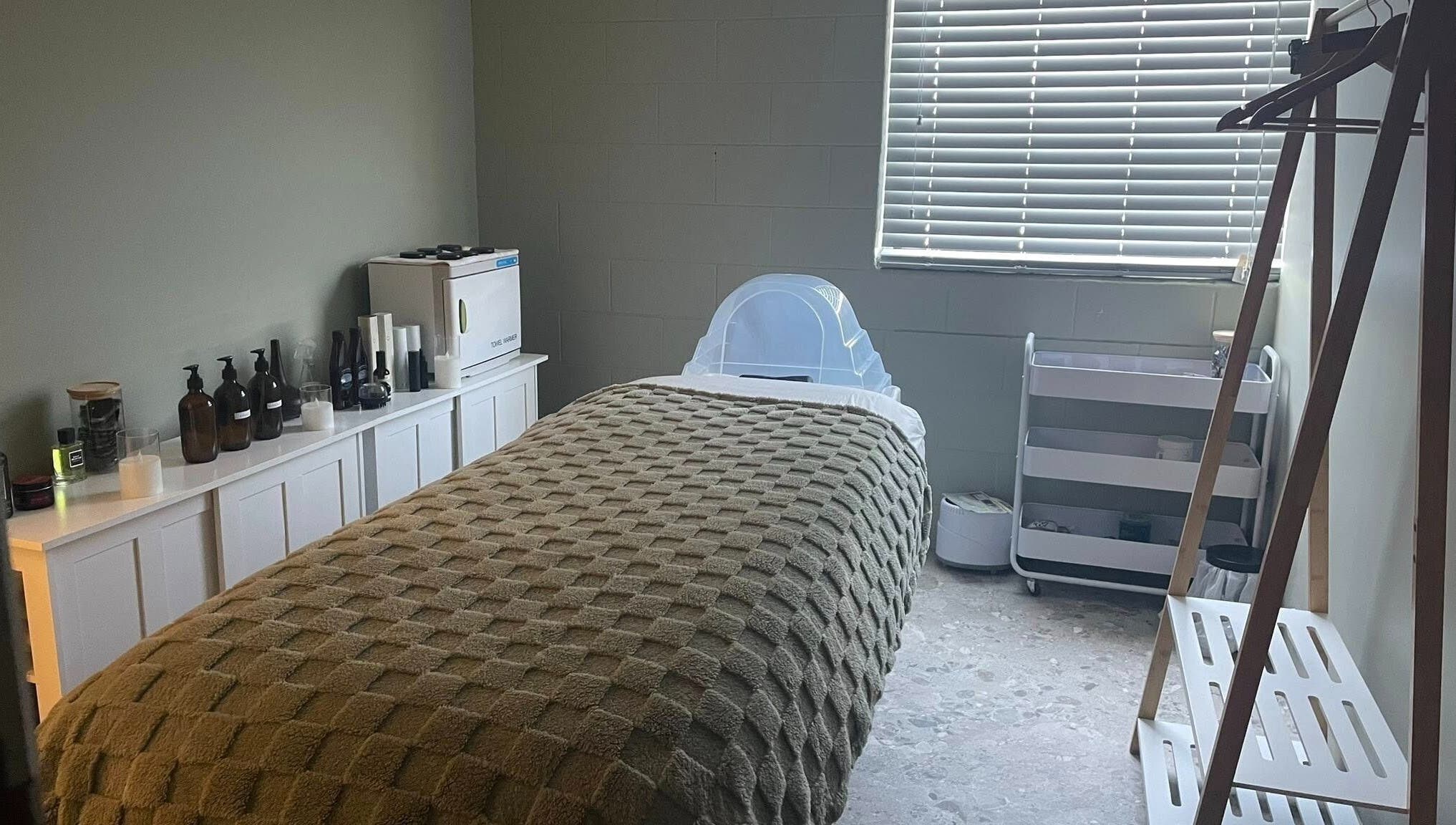 Cozy treatment room at Viktor - Men's Grooming Lounge, Caloundra, Queensland, AU.