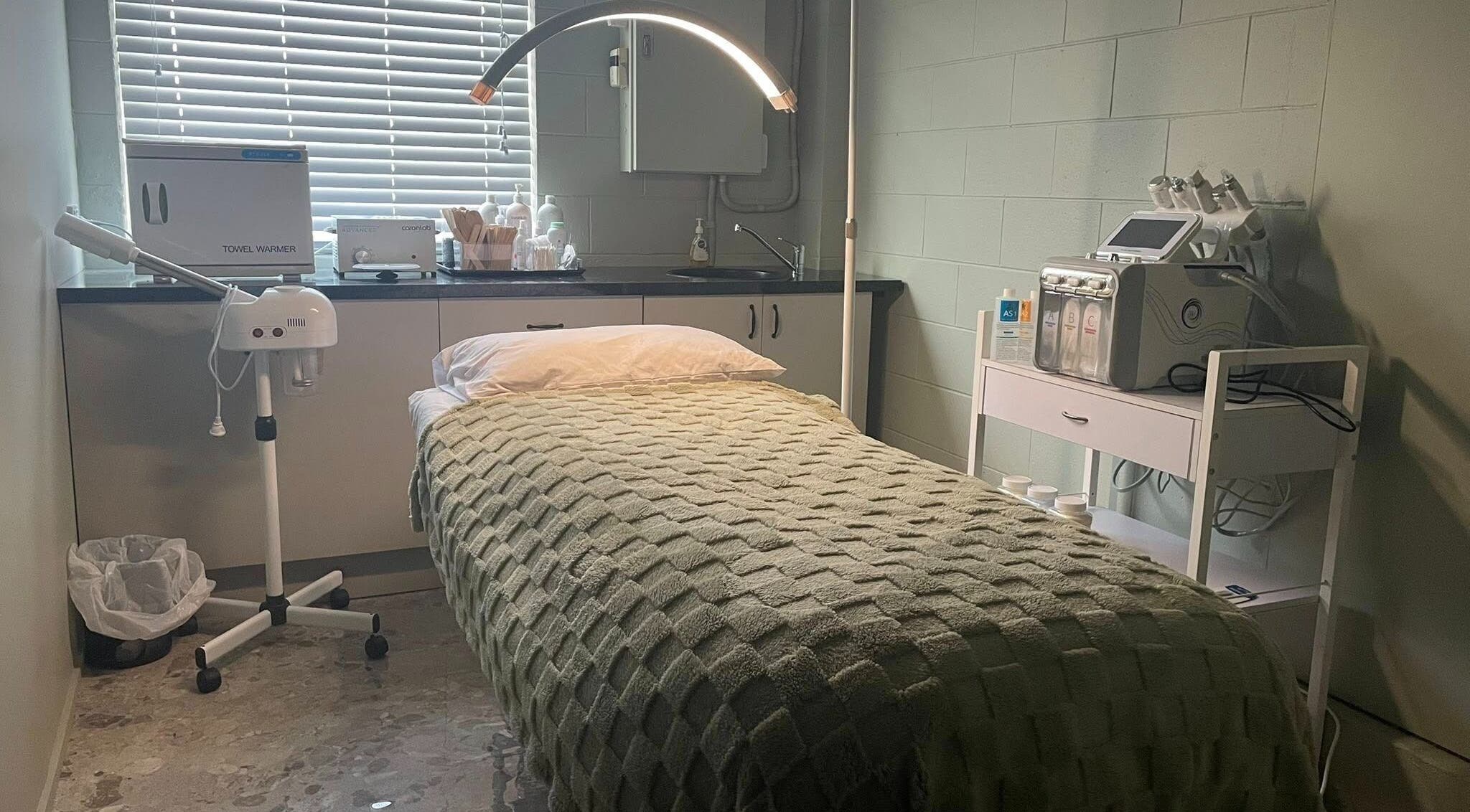 Calming treatment room at Viktor - Men's Grooming Lounge in Caloundra, Queensland, AU, perfect for relaxation.