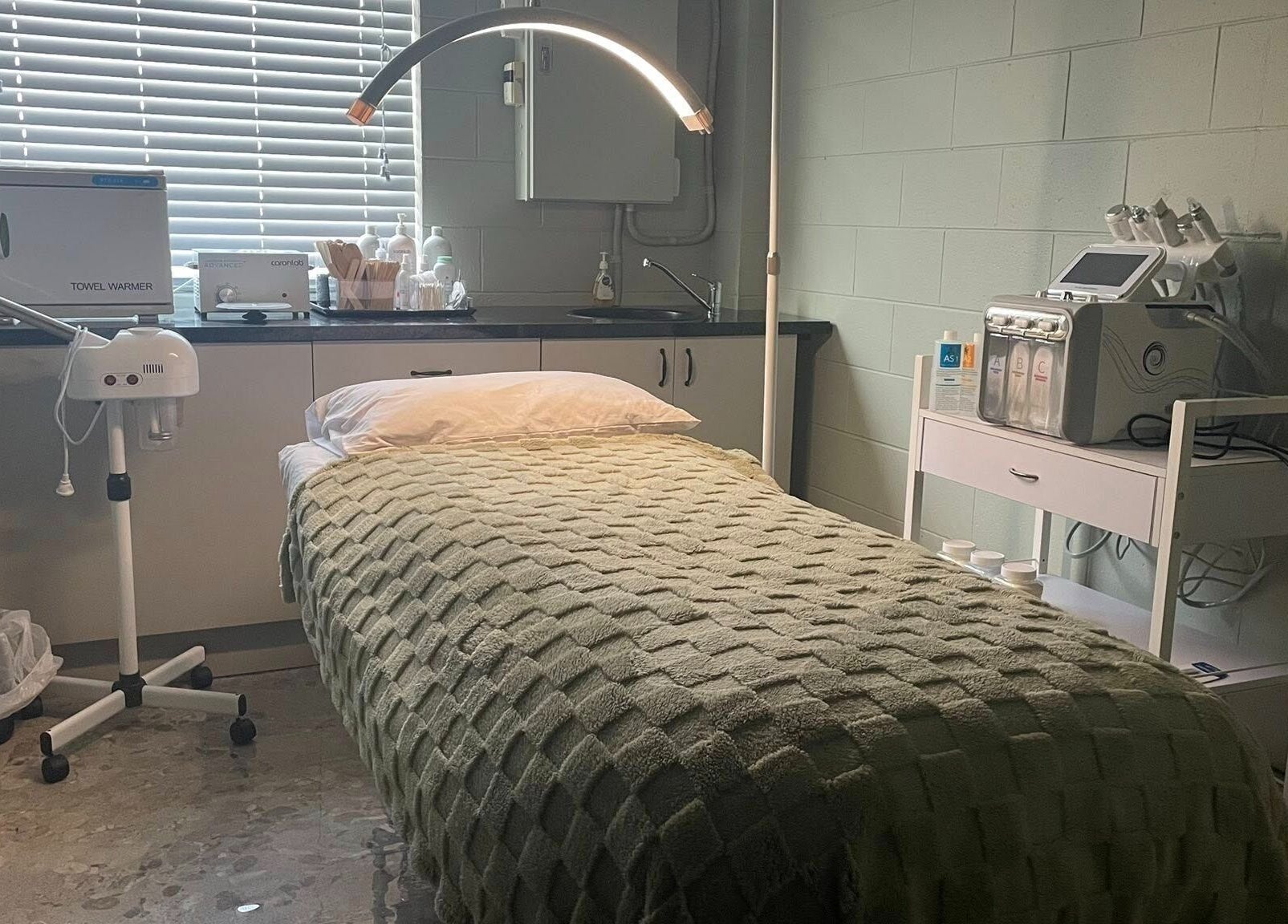 Cozy treatment room at Viktor - Men's Grooming Wellbeing Lounge in Caloundra, Queensland, AU.
