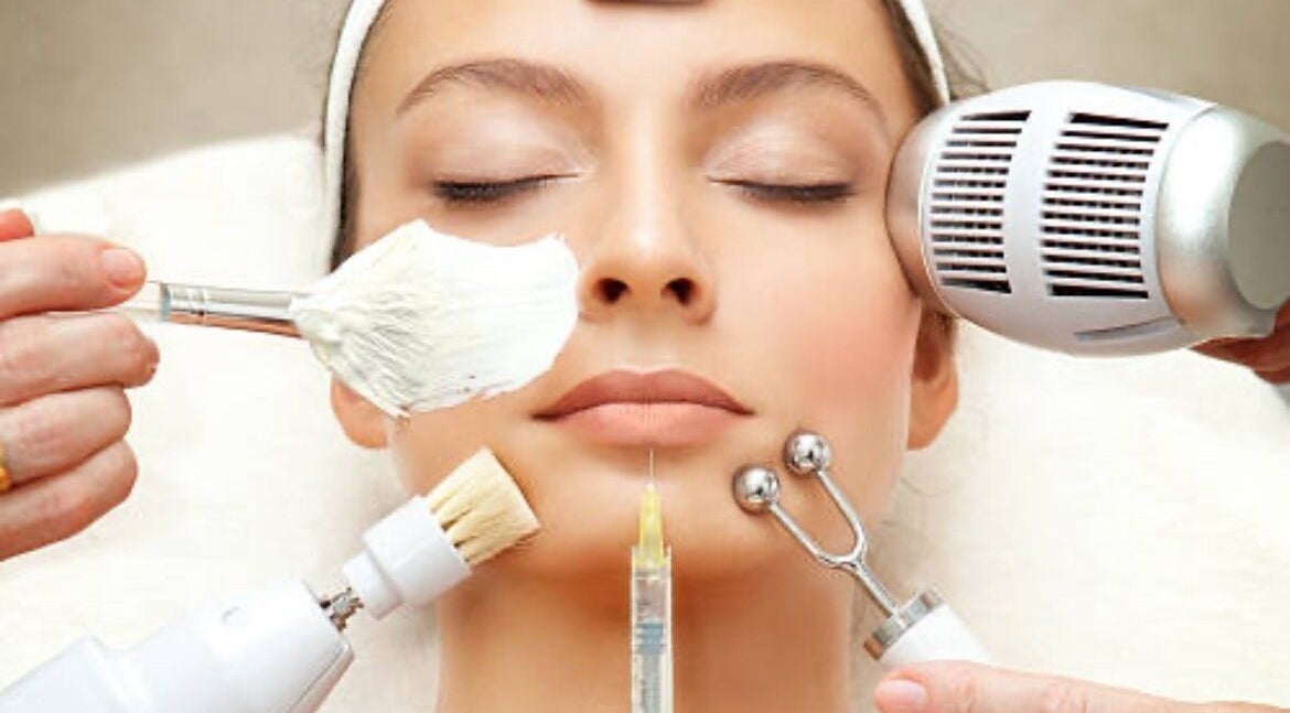 Beauty facial treatment at LH- aesthetic skin care specialist in Godalming, England, GB.