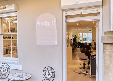 Entrance of Hair by Rhie, a stylish beauty salon located in Surry Hills, New South Wales, AU.