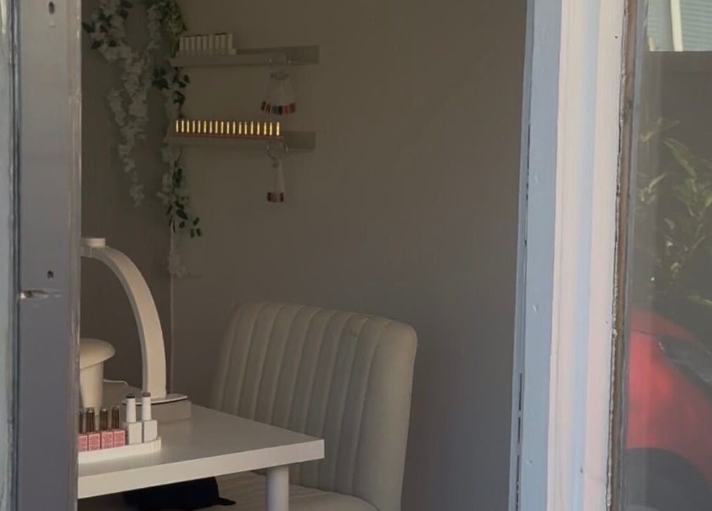 Elegant nail station at By KatyAlice in Kippax, England, GB adorned with nail polish.