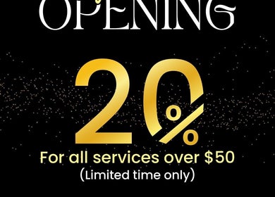 NH NAILS BEAUTY BAR grand opening in Rosebery, New South Wales, AU offering 20% off services over $50.