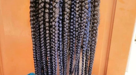 Intricate braids showcased at Luxe Beauty by Yanz, San Fernando, San Fernando City Corporation, TT.