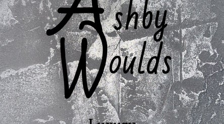 Ashby Woulds Beauty logo on textured wall at Overseal, England, GB, showcasing luxury and style.