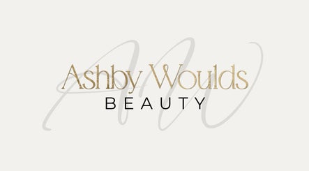 Elegant Ashby Woulds Beauty logo with gold text, located in Overseal, England, GB.
