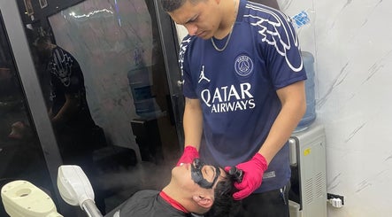 Tratamiento facial en Jesus cutzz barber shop, Peñalolén, Región Metropolitana, CL.