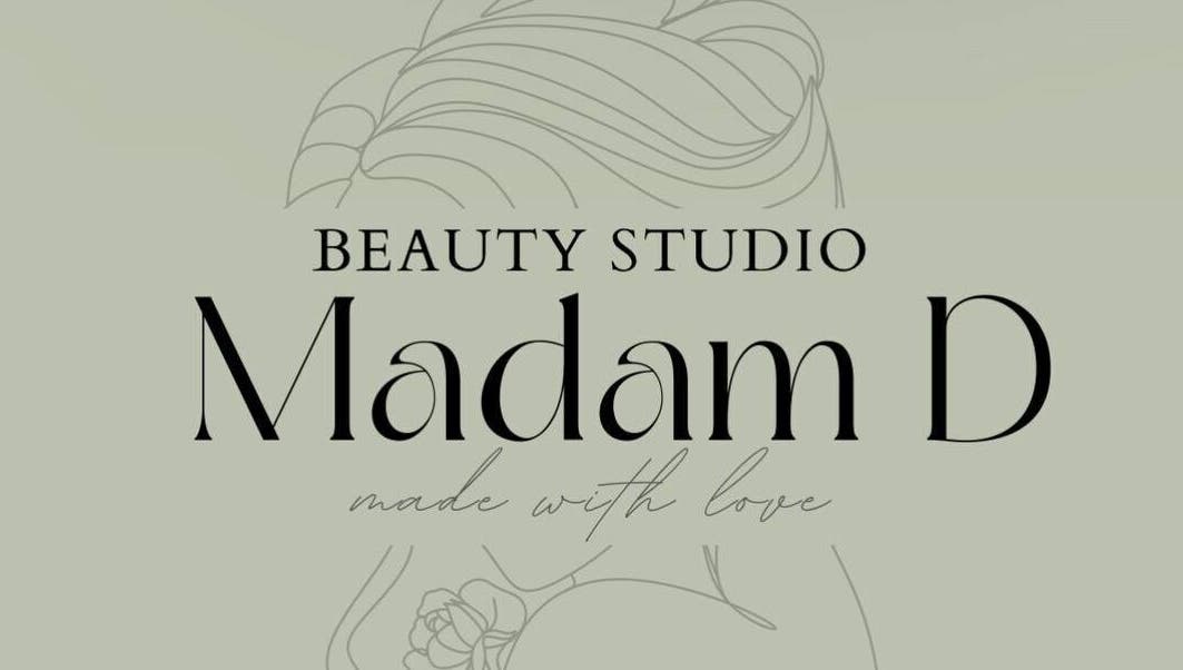 Stylish logo for Beauty Studio Madam D in București, București, RO featuring elegant line art.