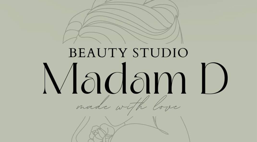 Stylish logo for Beauty Studio Madam D in București, București, RO featuring elegant line art.