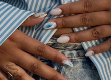 Nail art élégante à Lmg_esthetique, Saint-Gervais-les-Bains, Auvergne-rhône-alpes, FR, avec un motif unique.