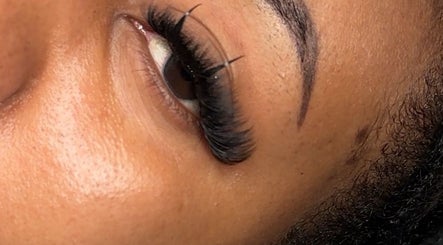 Close-up of styled eyelashes at Eyelash Villa, Accra, Greater Accra Region, GH showcasing elegant lash design.