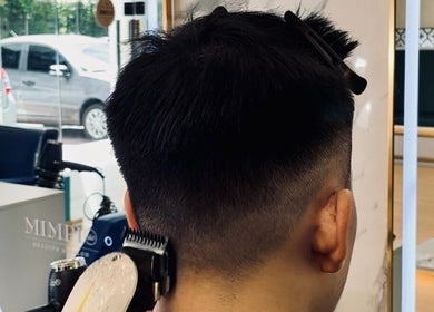 Stylish haircut in progress at Mimpi Headspa & Salon, Kuala Lumpur, Wilayah Persekutuan Kuala Lumpur, MY.