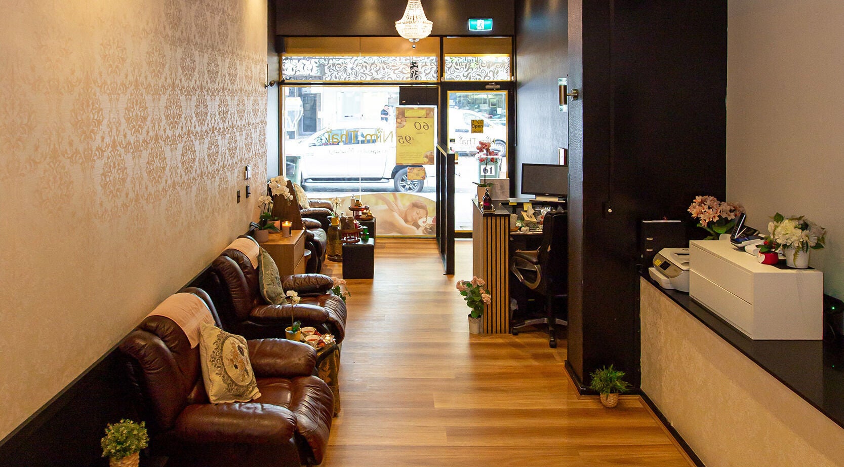 Relaxing interior of NIM THAI Therapeutic Massage, Kings Cross l PottsPoint in Potts Point, New South Wales, AU.