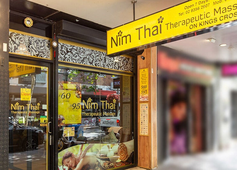 Front view of NIM THAI Therapeutic Massage. Kings Cross in Potts Point, New South Wales, AU.