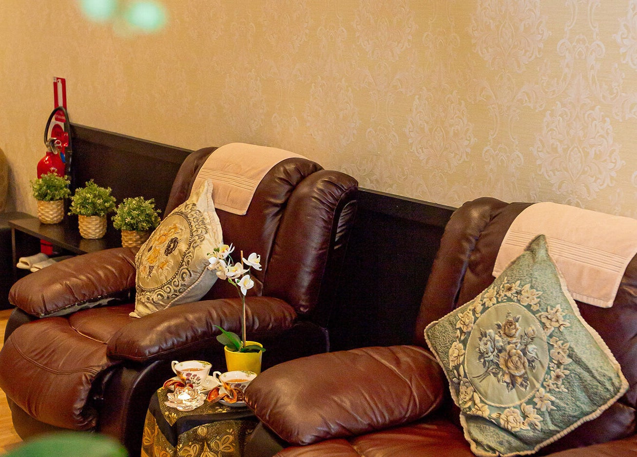 Cozy massage chairs at NIM THAI Therapeutic Massage in Potts Point, New South Wales, AU.