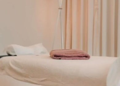 Relaxing massage table setup at Inbodybondi, Sydney, New South Wales, AU, perfect for wellness retreats.