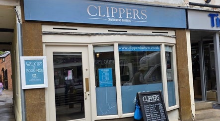 Front of Ruth - Clippers Barber Shop in Daventry, England, GB, showcasing its welcoming entrance and signage.