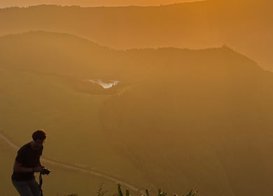 Peaceful sunset over hills near Goralsky in Lisboa, Lisboa, PT, capturing natural tranquility.