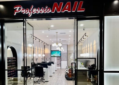 Entrance of Professionail Takapuna, a chic nail salon located in Auckland, Auckland, NZ with modern interiors.