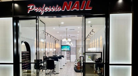 Entrance of Professionail Takapuna, a chic nail salon located in Auckland, Auckland, NZ with modern interiors.