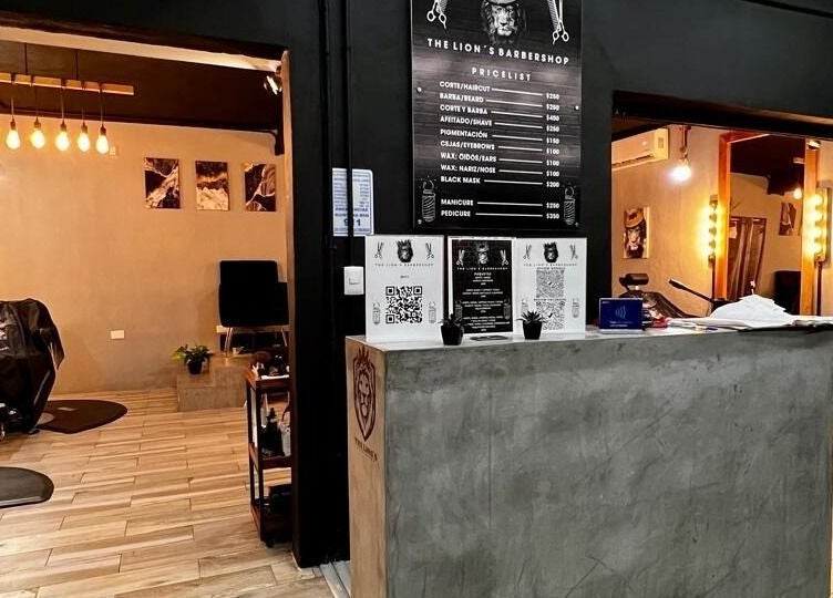 Interior elegante de THE LIONSBARBERSHOP PLAYA DEL CARMEN en Playa Del Carmen, Quintana Roo, MX.