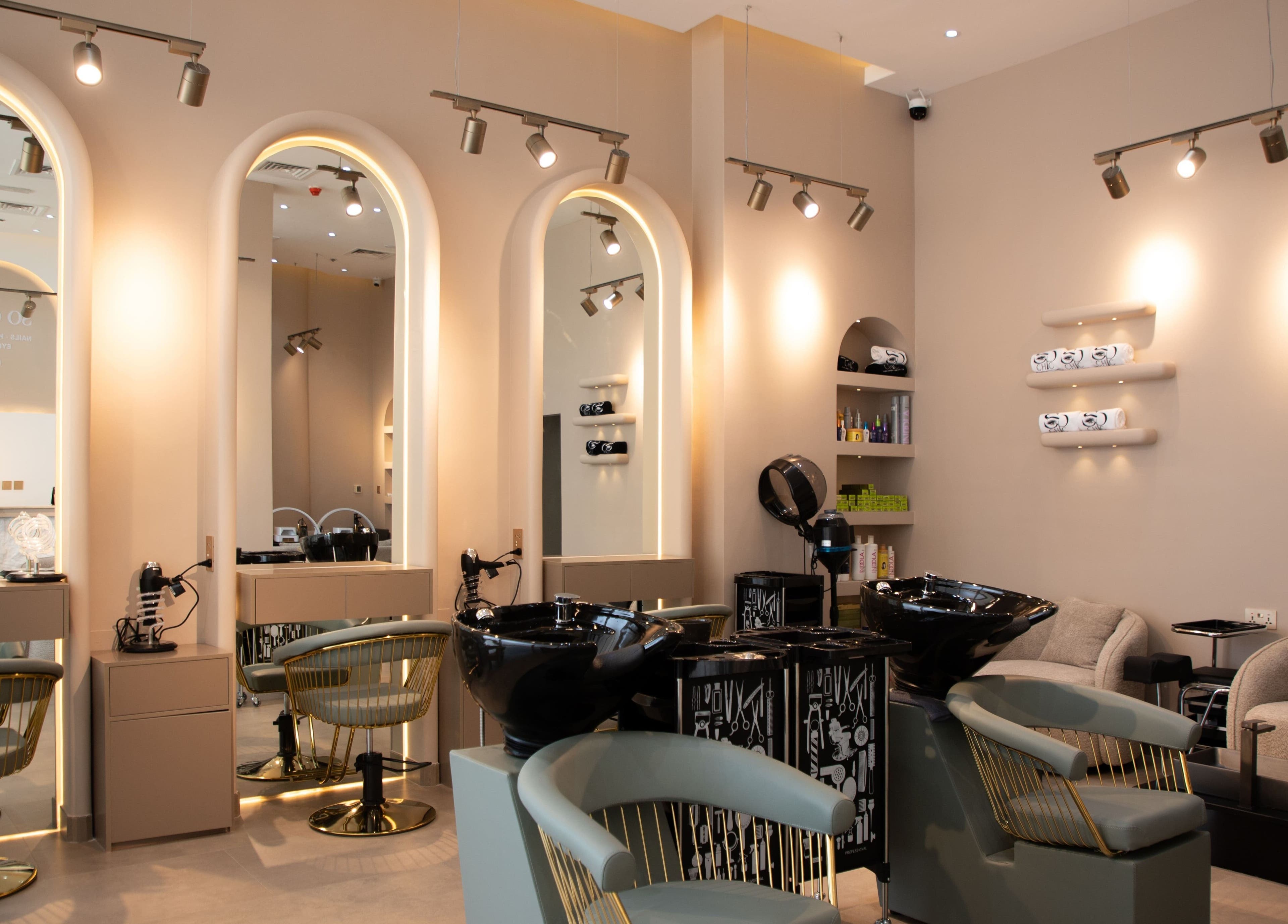 Chic interior of So Chic Paris venue featuring plush seating in Dubai, Dubai, AE.