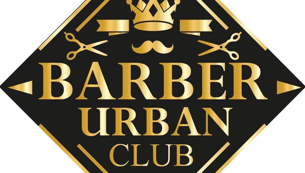 Logotipo dorado de BARBER URBAN CLUB en Santa Cruz De La Sierra, Departamento De Santa Cruz, BO.
