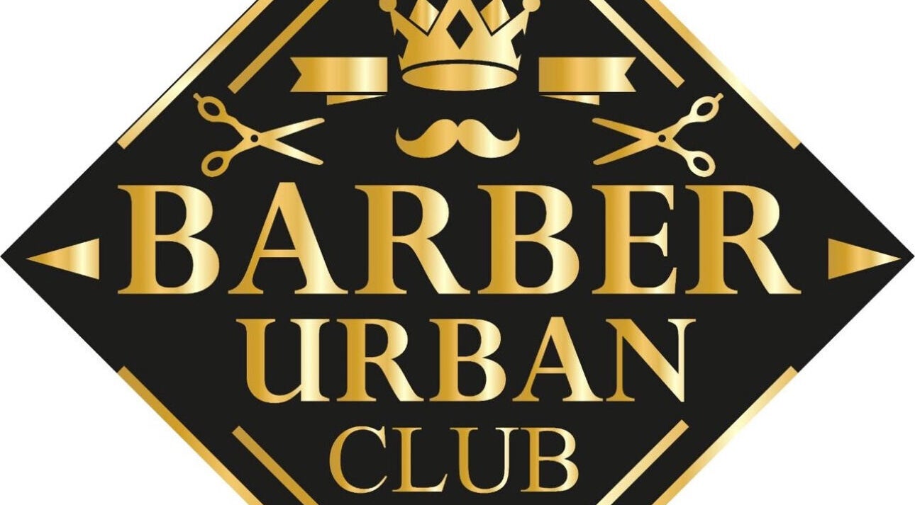 Logo dorado de BARBER URBAN CLUB en Santa Cruz De La Sierra, Departamento De Santa Cruz, BO.