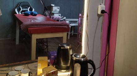 Sala de tratamiento en Marcuzzo Nails Lashes, Bahía Blanca, Provincia De Buenos Aires, AR.