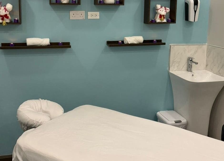 Tranquil treatment room at Charity Esthetics Holistic Mobile Spa, Drax Hall, St. Ann Parish, JM.