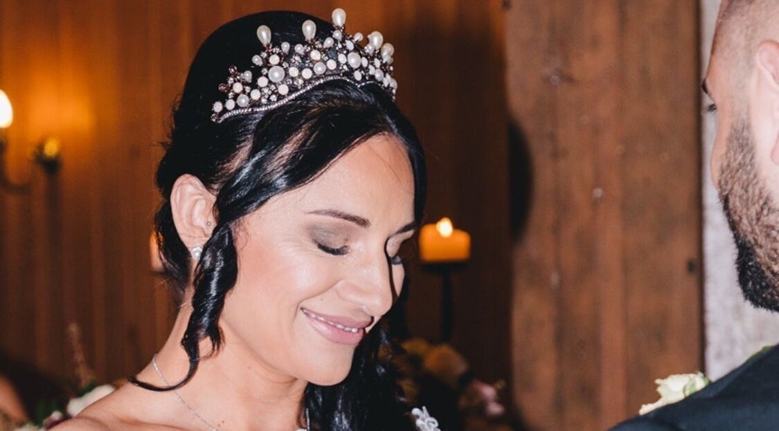 Elegant bride with tiara at Aesthetics by Christie, Rouse Hill, New South Wales, AU.