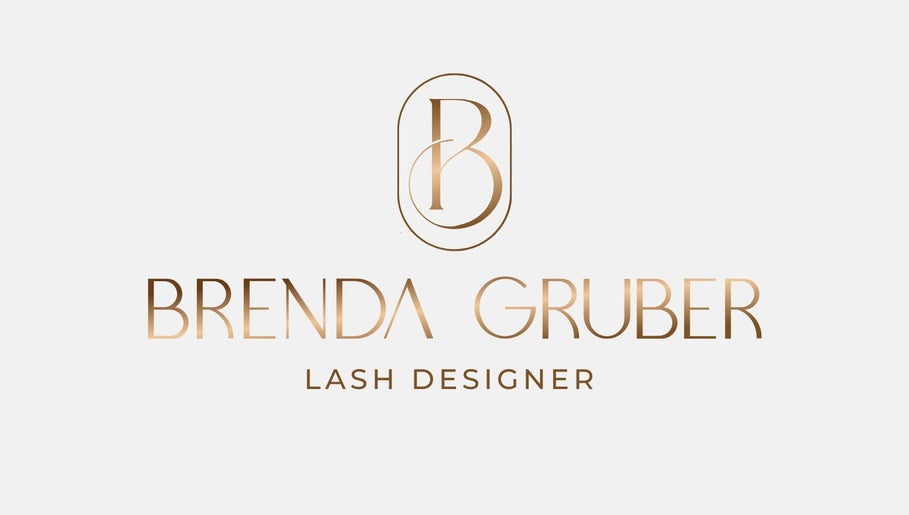 Logotipo elegante da LASH BRENDA GRUBER em Porto, Vila Nova de Gaia, PT.