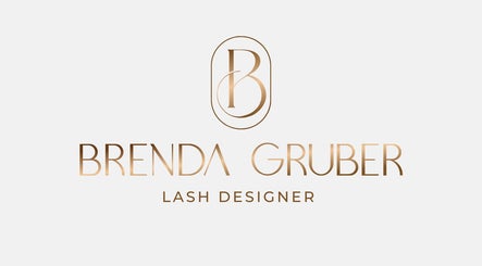 Logotipo elegante da LASH BRENDA GRUBER em Porto, Vila Nova de Gaia, PT.