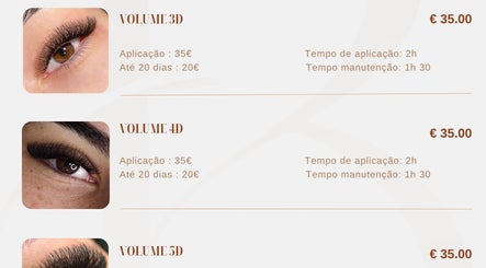 Extensões de pestanas 3D e 4D oferecidas no LASH BRENDA GRUBER, Porto, vila nova de gaia, PT.