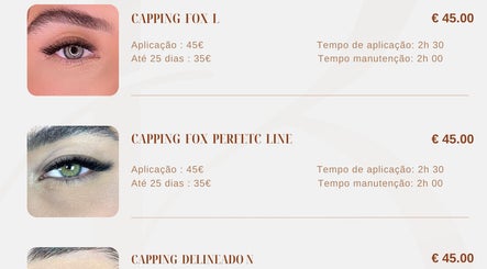 Preços e tempo de aplicação para extensões de pestanas na LASH BRENDA GRUBER, Porto, vila nova de gaia, PT.