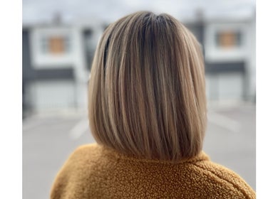 Sleek bob haircut at HairbyEsther-Clippers & Co, Paradise, South Australia, AU, showcasing expert styling.