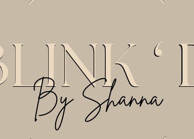 Elegant logo of Blink’d By Shanna, showcasing stylish font on beige, located in Poole, England, GB.
