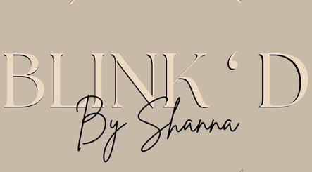 Elegant logo of Blink’d By Shanna, showcasing stylish font on beige, located in Poole, England, GB.