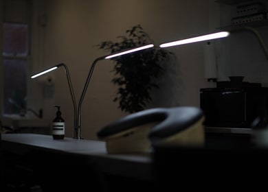 Sleek treatment area at Siaga Melbourne, Prahran, Victoria, AU, featuring modern design with ambient lighting.