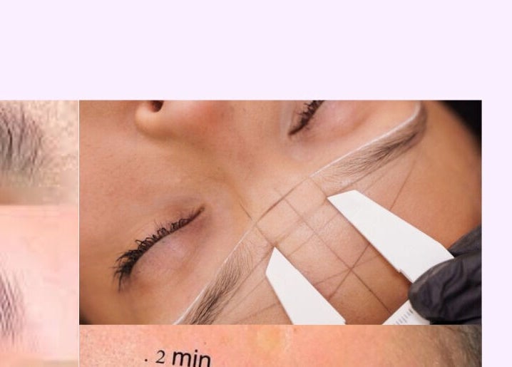 Arreglo de cejas en Lavanda Fans By Yoly, La Lisa, La Habana, CU, mostrando técnica de precisión.