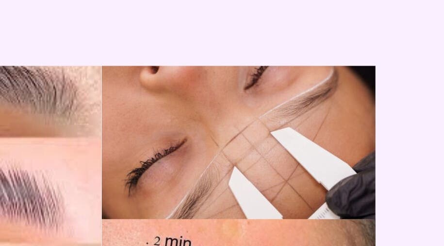 Arreglo de cejas en Lavanda Fans By Yoly, La Lisa, La Habana, CU, mostrando técnica de precisión.