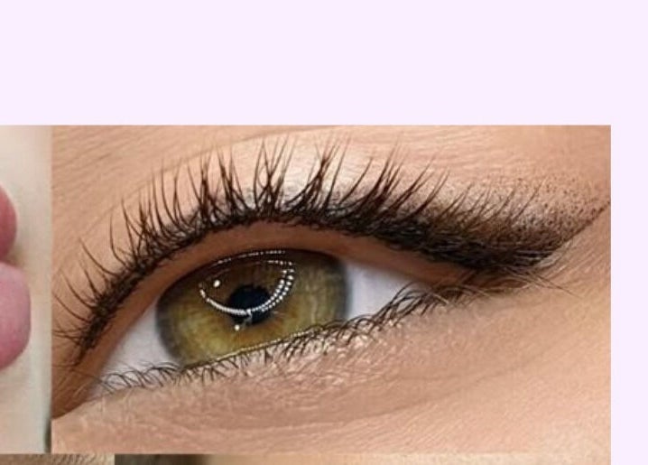 Detalle de labios y ojos en Lavanda Fans By Yoly, La Lisa, La Habana, CU. Realce profesional de belleza.