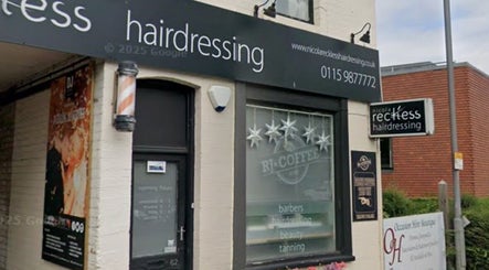 Street view of glambeautybyrosie, a hairdressing and beauty salon in Carlton, England, GB.