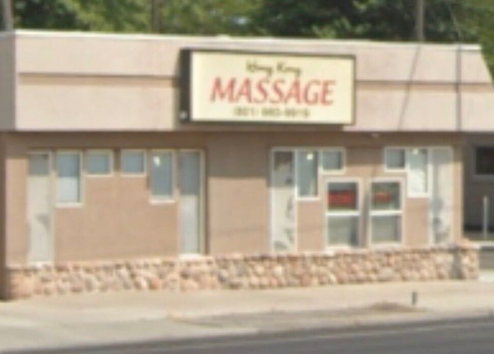 Hongkong Massage Spa 位于美国犹他州南盐湖市，提供专业按摩服务的外观。