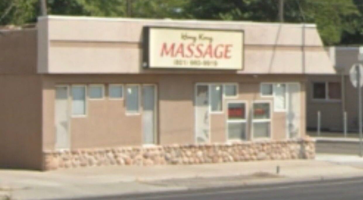 Hongkong Massage Spa 位于美国犹他州南盐湖市，提供专业按摩服务的外观。