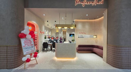 Professionail | Burwood entrance with elegant decor and grand opening signage at Burwood, New South Wales, AU.