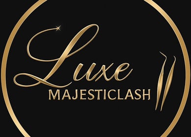 Luxe majesticlash logo in gold, Spanish Town, St. Catherine Parish, JM.