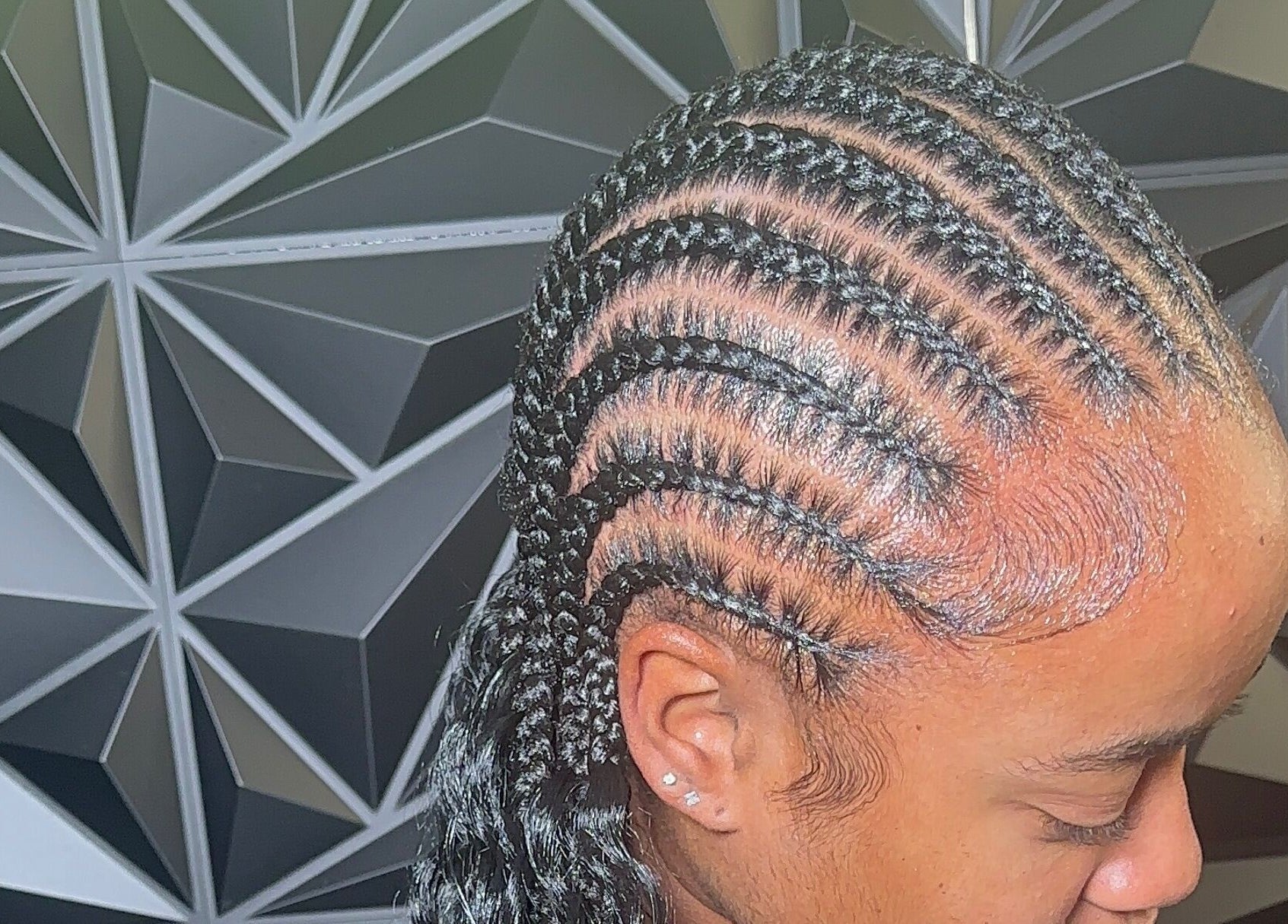 Intricate braiding style at Braid Haven, Nassau, New Providence, BS shows stunning craftsmanship.