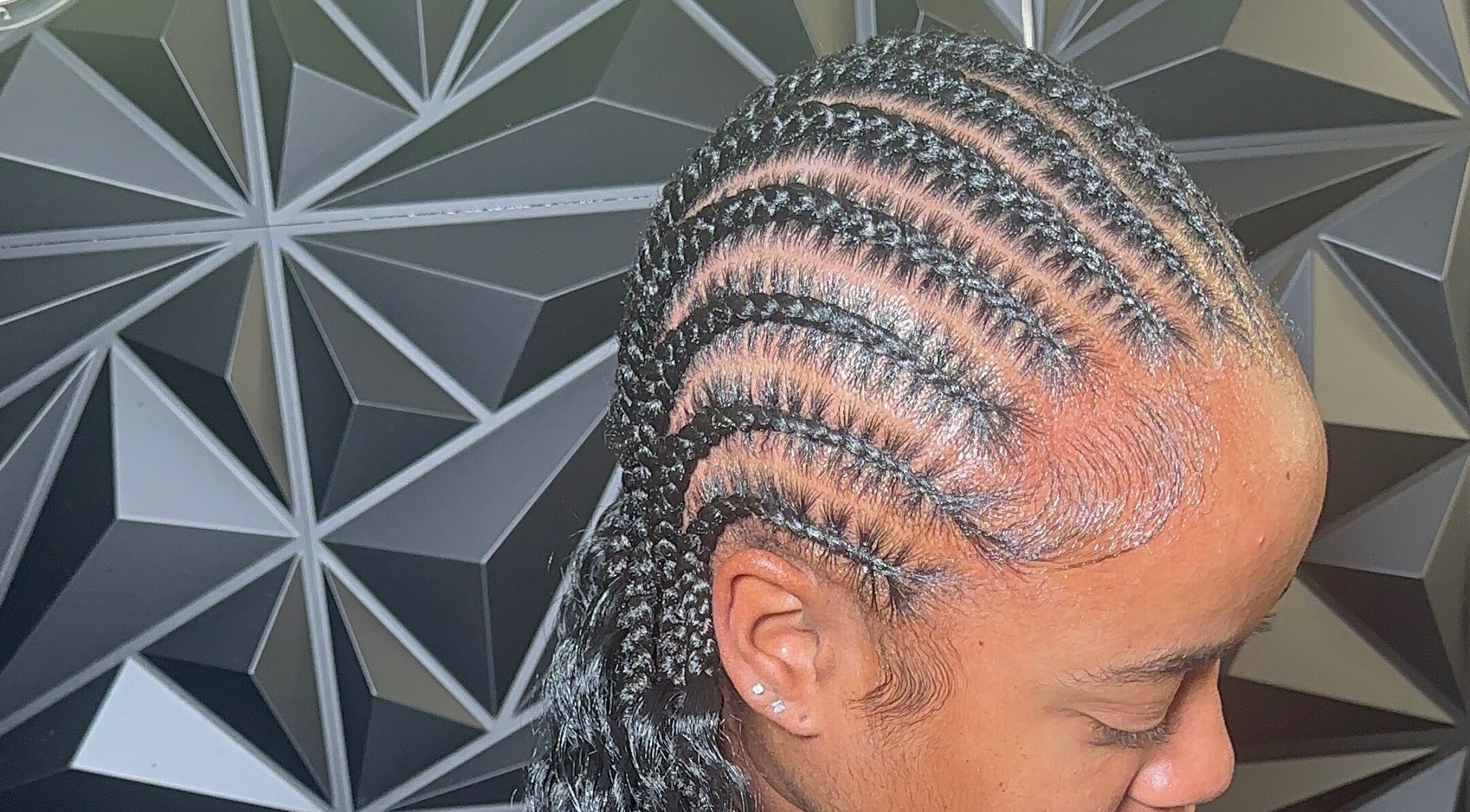 Intricate braiding style at Braid Haven, Nassau, New Providence, BS shows stunning craftsmanship.